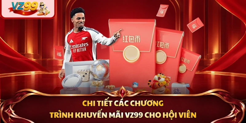 Chi tiết các chương trình khuyến mãi VZ99 cho hội viên